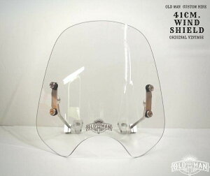 Oldman Jacket I[h}WPbg Windshield round light high shape 41 cm clear color XN[ O