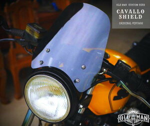 Oldman Jacket I[h}WPbg Front windshield round light Cavallo 28 cm. XN[ O