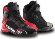 IXON イクソン シューズ BULL 2 AIR［ブル エア ブラック／ホワイト／レッド］ライディングシューズ ライ…