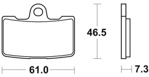 ACCOSSATO �A�R�T�b�g �u���[�L�p�b�h AGPA290 1125 CR R XB12S ���C�g�j���O �����O XB12 SCG XB12R �t�@�C���[�{���g 1190RS 1190RX 1190SX BUELL �r���[�G�� EBR �u���[�L