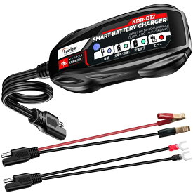 Kaedear カエディア KDR-B12 スマートバッテリーチャージャー バッテリー充電器・バッテリーチャージャー バッテリー関連