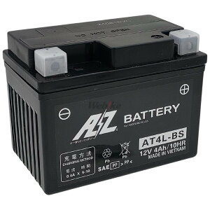 AZ Battery AZ�o�b�e���[ �yAT4L-BS�zAZ�o�b�e���[ HONDA �z���_ KAWASAKI �J���T�L SUZUKI �X�Y�L YAMAHA ���}�n ���n�o�b�e���[ �o�b�e���[�֘A