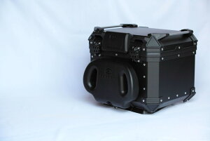 COOCASE クーケース リア アルミ トップケース Q1(45L) アジャスタブルバックレスト標準装備 トップケース・テールボックス 車体用バッグ・ケース