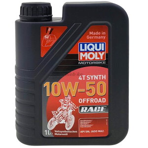 LIQUI MOLY ���L���� Motorbike OFFROAD RACE 4T SYNTH (�I�t���[�h ���[�X) �y10W-50�z�y1L�z�y4�T�C�N���I�C���z 4�T�C�N���I�C�� �I�C��