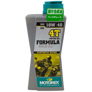 MOTOREX gbNX FORMULA 4T y10W-40zy4TCNICz YAMAHA }n HONDA z_ SUZUKI XYL KAWASAKI JTL 4TCNIC IC eʁF1L