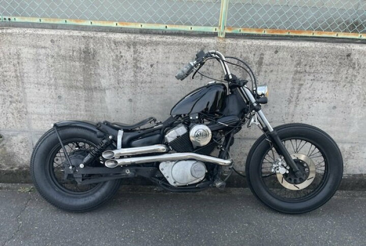 楽天市場】部品屋K&W サイレンサー付きショットガンマフラー Virago 