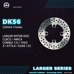 Dahken _[P Enlarged Fixed fBXN[^[ 220mm CLBCU /4MICA / COMBIZ VIVO Z1 ATTILA DUKE 125 4MICA SYM u[LfBXN[^[ u[L