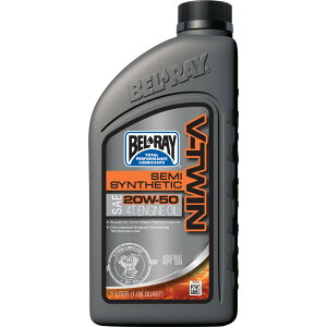 BEL-RAY xC V-TWIN SEMI-SYNTHETIC 4T (V-cC Z~VZeBbN) y20W-50zy1Lzy4TCNICz ėp HARLEY-DAVIDSON n[[_rbh\ 4TCNIC IC