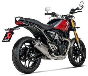AKRAPOVIC AN|rb` {F؃}t[ SLIP ON LINE SCRAMBLER 400X SPEED 400 TRIUMPH gCAt XbvI}t[ }t[