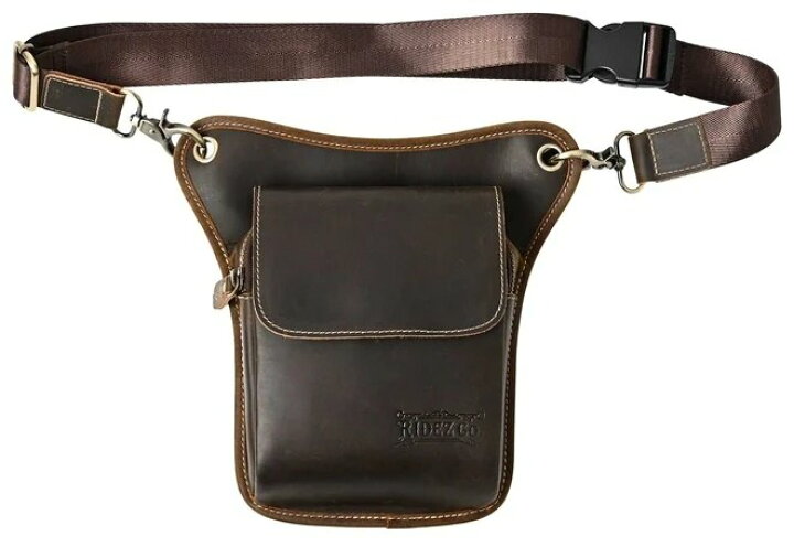 楽天市場】RIDEZ ライズ LEATHER LEG BAG バイク用 レッグバッグ 