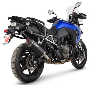 SCORPION �X�R�[�s�I�� �Z���P�g�p������ �X���b�v�I���}�t���[ V-Strom 800 DE RE SUZUKI �X�Y�L �}�t���[ �^�C�v�F�u���b�N�Z���~�b�N�R�[�e�B���O�X���[�u
