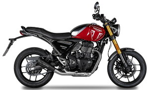 SPARK EXHAUST Xp[N }t[ EVO5 XbvI}t[ SPEED 400 TRIUMPH gCAt J[Fmatt black ceramic treatment