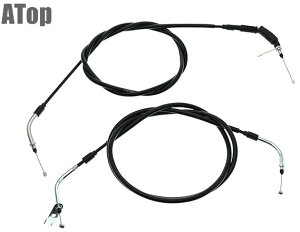 ATop エートップ スロットルワイヤー アクセルワイヤー 2本セット アドレス125 SUZUKI スズキ スロットルワイヤー・アクセルワイヤー ハンドル周辺パーツ ハンドル