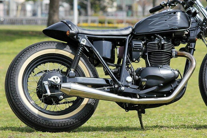 楽天市場】GOODS グッズ TAPERED CONE スリップオンマフラー 250TR 