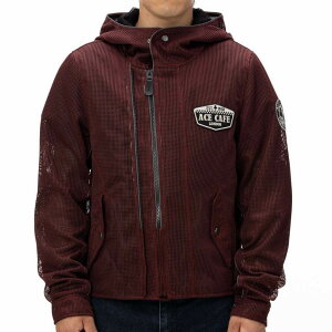 ACE CAFE LONDON G[XJtFh W2 Hooded See-through Mesh Jacket [W2t[fbh V[X[bVWPbg] bVWPbg WPbg Ap