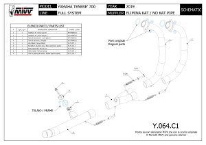 MIVV ~ L^CU[XԃpCv Tenere 700 YAMAHA }n GL][XgpCv }t[