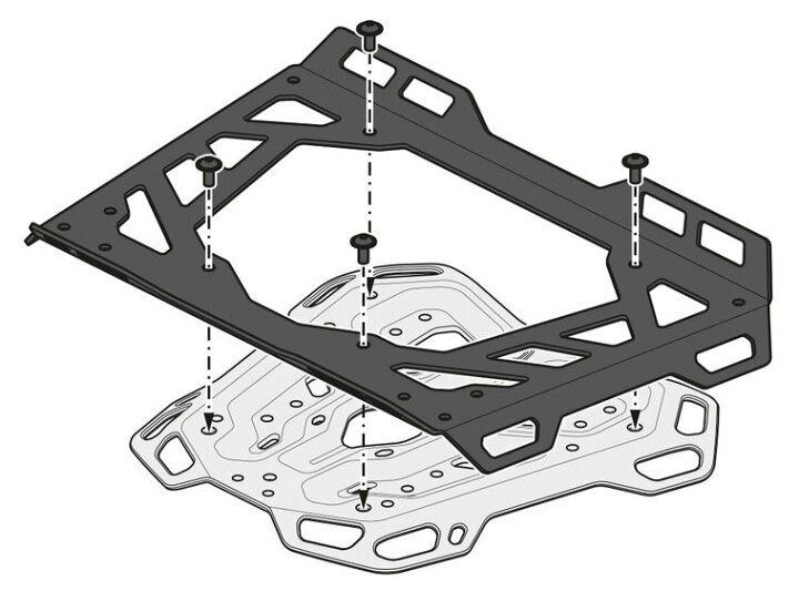 楽天市場】SW-MOTECH SWモテック ADV-RACK (アドベンチャーラック 