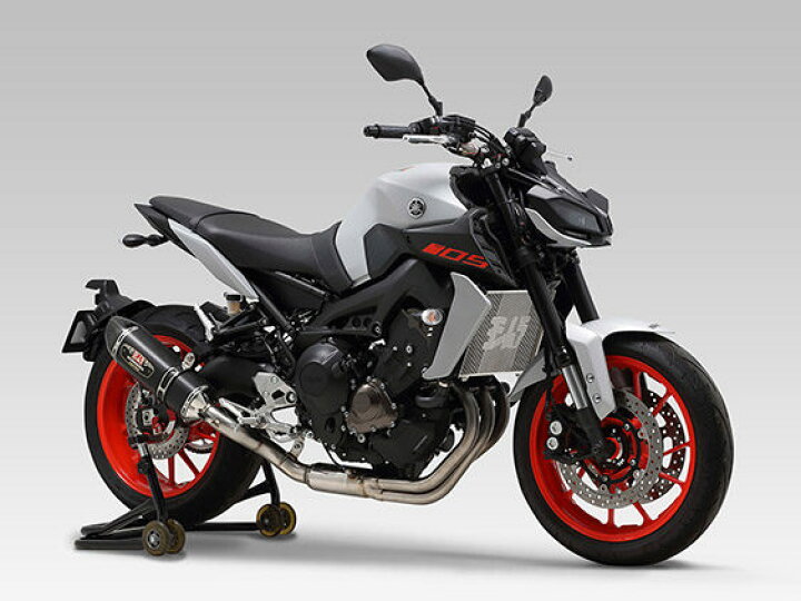 YOSHIMURA ヨシムラ 機械曲 R-77S サイクロン カーボンエンド EXPORT SPEC 政府認証 タイプ:SMC(メタルマジック カバー/カーボンエンドタイプ)、重量(STD8.5kg)6.4kg MT-09 MT-09 トレーサー TRACER900 TRACER900 GT XSR900 ウェビック ヨシムラ(YOSHIMURA) バイク カスタムマフラー 機械曲R-77Sサイクロン EXPORT SPEC SMC メタルマジック カーボンエンド フルエキゾーストマフラー