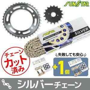 SUNSTAR �T���X�^�[ �`�F�[�����X�v���P�b�g 3�_�Z�b�g GSX1300R�� SUZUKI �X�Y�L �X�v���P�b�g�E�`�F�[���Z�b�g �쓮�n �`�F�[���J���[�F�V���o�[(�`�F�[���i�ԁFSS530SKC-112SV)