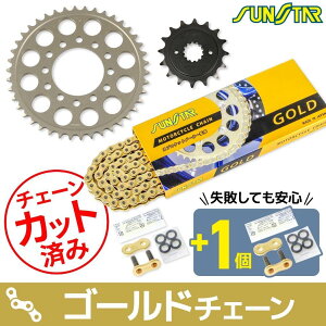 SUNSTAR �T���X�^�[ �`�F�[�����X�v���P�b�g 3�_�Z�b�g Z1000 KAWASAKI �J���T�L �X�v���P�b�g�E�`�F�[���Z�b�g �쓮�n �`�F�[���J���[�F�S�[���h(�`�F�[���i�ԁFSS525SKC-112GD)
