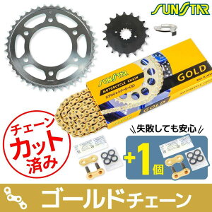 SUNSTAR �T���X�^�[ �`�F�[�����X�v���P�b�g 3�_�Z�b�g Z-1 Z900 KAWASAKI �J���T�L �X�v���P�b�g�E�`�F�[���Z�b�g �쓮�n �`�F�[���J���[�F�S�[���h(�`�F�[���i�ԁFSS530SKC-110GD)