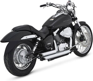 VANCE&HINES oX&nCY ShortShots Staggered V[gVbgX^bK[h }t[ VT750 SHADOW VhE750 HONDA z_ tGL][Xg}t[ J[FN[^N[bLdグ