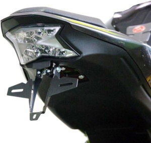 BODIS {fBX License plate holderCStainless Steel Black Powder-Coated Z900 KAWASAKI JTL tF_[XLbg tF_[֘A O