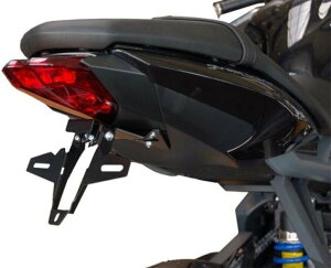 BODIS {fBX License plate holderCStainless Steel Black Powder-Coated STREET TRIPLE TRIUMPH gCAt tF_[XLbg tF_[֘A O