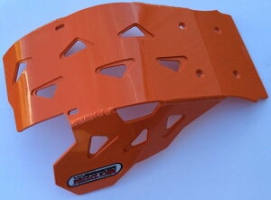 MECASYSTEM ���J�V�X�e�� Sabot Aluminum lacquered orange KTM EXC�^TPI 250/300 AM 2017-2021 250EXC 300EXC �A���_�[�K�[�h�E�X�L�b�h�v���[�g �t���[��