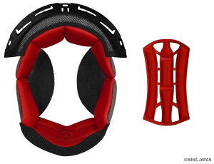 WINS �E�C���Y A-FORCE RR �Z���^�[�p�b�h�Z�b�g �w�����b�g�����Z���^�[�p�b�h �w�����b�g �T�C�Y�F�X���[���V�F���p14mm (XS�T�C�Y�W������)