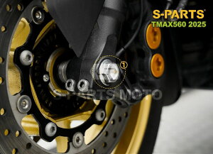 S-PARTS �G�X�p�[�c �t�����g�z�C�[�� �A�N�X���V���t�g TMAX560 YAMAHA ���}�n ���̑��ėp�O�����i�E�h���X�A�b�v�p�[�c �O��