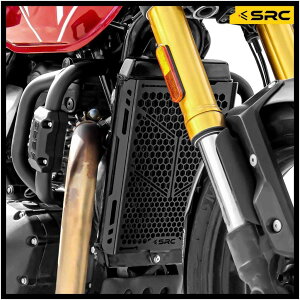 SRC �G�X�A�[���V�[ RADIATOR GUARD FOR TRIUMPH SPEED 400 TIGER �g���C�A���t ���W�G�[�^�[�R�A�K�[�h�E�I�C���N�[���[�R�A�K�[�h ��p�֘A �G���W��