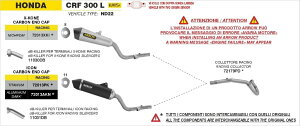 ARROW �A���[ Icon�T�C�����T�[�p �o�b�t�� (dB�L���[) CRF 300 L Tracer 7 GT HONDA �z���_ YAMAHA ���}�n �o�b�t���E�C���i�[�T�C�����T�[ �}�t���[