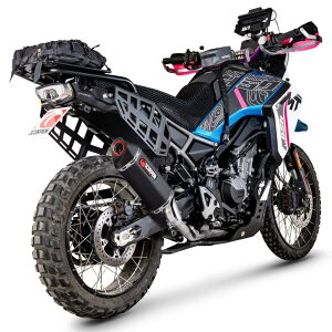 SCORPION �X�R�[�s�I�� �Z���P�g�p������ �X���b�v�I���}�t���[ 450 MT CFMOTO �}�t���[ �^�C�v�FBlack Ceramic Coated Sleeve
