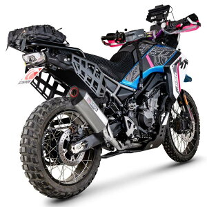 SCORPION �X�R�[�s�I�� �Z���P�g�p������ �X���b�v�I���}�t���[ 450 MT CFMOTO �}�t���[ �^�C�v�FBrushed Stainless Steel Sleeve