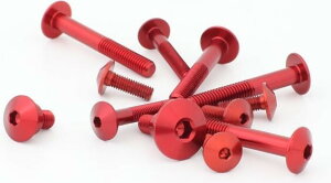EVOTECH �G�{�e�b�N Fairing Bolts Kit�C Red ���̑��O���I�v�V�����E��C���i �O��