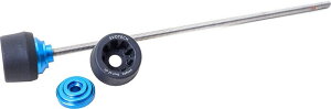 EVOTECH �G�{�e�b�N Rear Axle Fork Protector�C Blue �A�N�X���X���C�_�[ �t���[��