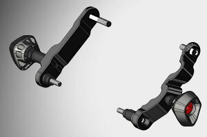 EVOTECH �G�{�e�b�N No Cut Anti-Shock Frame Sliders�C Red �G���W���X���C�_�[�E�t���[���X���C�_�[ �t���[��
