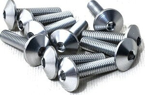 EVOTECH �G�{�e�b�N Ergal Bolts Tcbei M5X20�C Silver ���̑��ėp�O�����i�E�h���X�A�b�v�p�[�c �O��