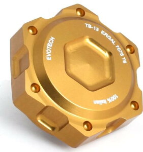 EVOTECH �G�{�e�b�N Top Yoke Nut M25X1�C Gold �X�e���i�b�g�E�X�e���{���g �n���h�����Ӄp�[�c �n���h��