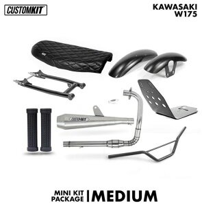 CustomKit �J�X�^���L�b�g Medium Tracker Kit Kawasaki W175 KAWASAKI �J���T�L �t���J�E���E�O���Z�b�g �J�E���֘A �O��