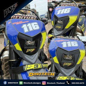 DINOTECH �_�C�m�e�b�N LED Headlight Kit for SHERCO SE-R/SE-F250-450 2024+ SE-R 250-450 SE-F �V�F���R �w�b�h���C�g ���Η� �d���n