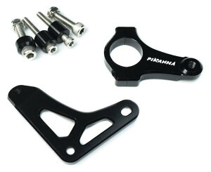 PIRANHA �s���j�A CNC Steering Damper Bracket for X-MAX 2017-24 X MAX YAMAHA ���}�n �X�e�A�����O�_���p�[�u���P�b�g �n���h�����Ӄp�[�c �n���h��