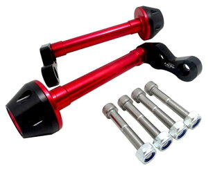 PIRANHA �s���j�A CNC V3 Two-Tone Side Crash Guards for Z-250/Z-300 Z 250 300 KAWASAKI �J���T�L �G���W���X���C�_�[�E�t���[���X���C�_�[ �t���[��