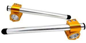 PIRANHA �s���j�A CR RACING CNC High Clip-on Handlebars 33mm for R-15 (Old Model) / KR VR R 15 KAWASAKI �J���T�L YAMAHA ���}�n �Z�p���[�g�n���h�� �n���h��