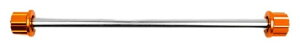 PIRANHA �s���j�A CR RACING CNC Stainless Steel Front Axle with Special Edition Aluminum Head for Grand Filano GRAND FILANO YAMAHA ���}�n �A�N�X���V���t�g �z�C�[���֘A �����
