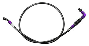 PIRANHA �s���j�A CR Racing Special Edition Braided Brake Hose (90-degree banjo bolt) with Quick Release Valve (Standard length max 36 inches) �u���[�L�z�[�X�E�N���b�`�z�[�X �u���[�L