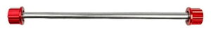 PIRANHA �s���j�A CR RACING CNC Stainless Steel Front Axle with Special Edition Aluminum Head for Giorno+ / LEAD-125 PCX-160 GIORNO Plus LEAD 125 PCX 160 HONDA �z���_ �A�N�X���V���t�g �z�C�[���֘A �����