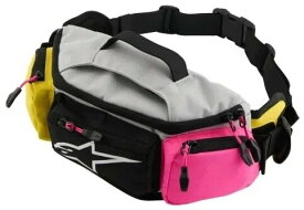 alpinestars アルパインスターズ KANGA-2 WAIST BAG [カンガツー ウエストバッグ] ウエストポーチ・ヒップバッグ バッグ カラー：9265 ICE GRAY FUCHSIA YELLOW