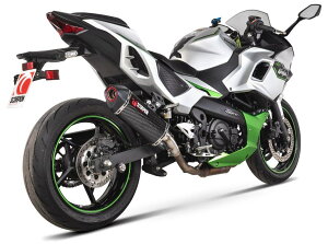SCORPION �X�R�[�s�I�� �Z���P�g�p������ �X���b�v�I���}�t���[ Ninja 7 Hybrid Z7 KAWASAKI �J���T�L �}�t���[ �^�C�v�FCarbon Fibre Sleeve�^�d�ʁF2kg